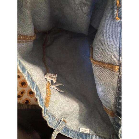 American Eagle Denim Smiley Tote Bag - Picture 4 of 4